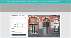 Desktop Screenshot of evrardimmobilier.com