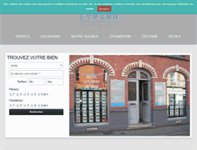 Tablet Screenshot of evrardimmobilier.com